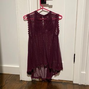 Free People Lace Blouse